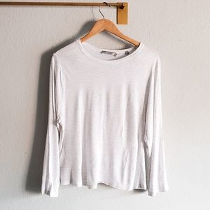 Vince Essential Crew Neck Long Sleeve Tee